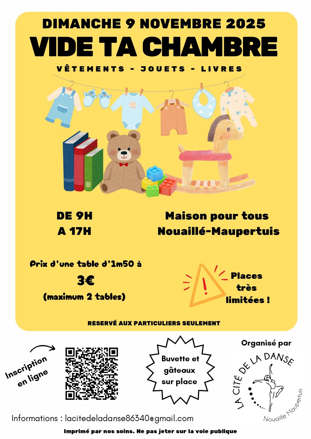 vide ta chambre cité de la danse